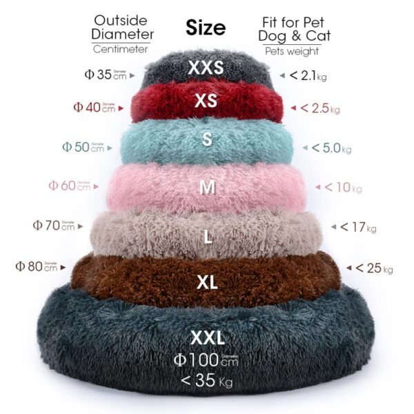 The fluffy pet bed huisdierenbed webypet